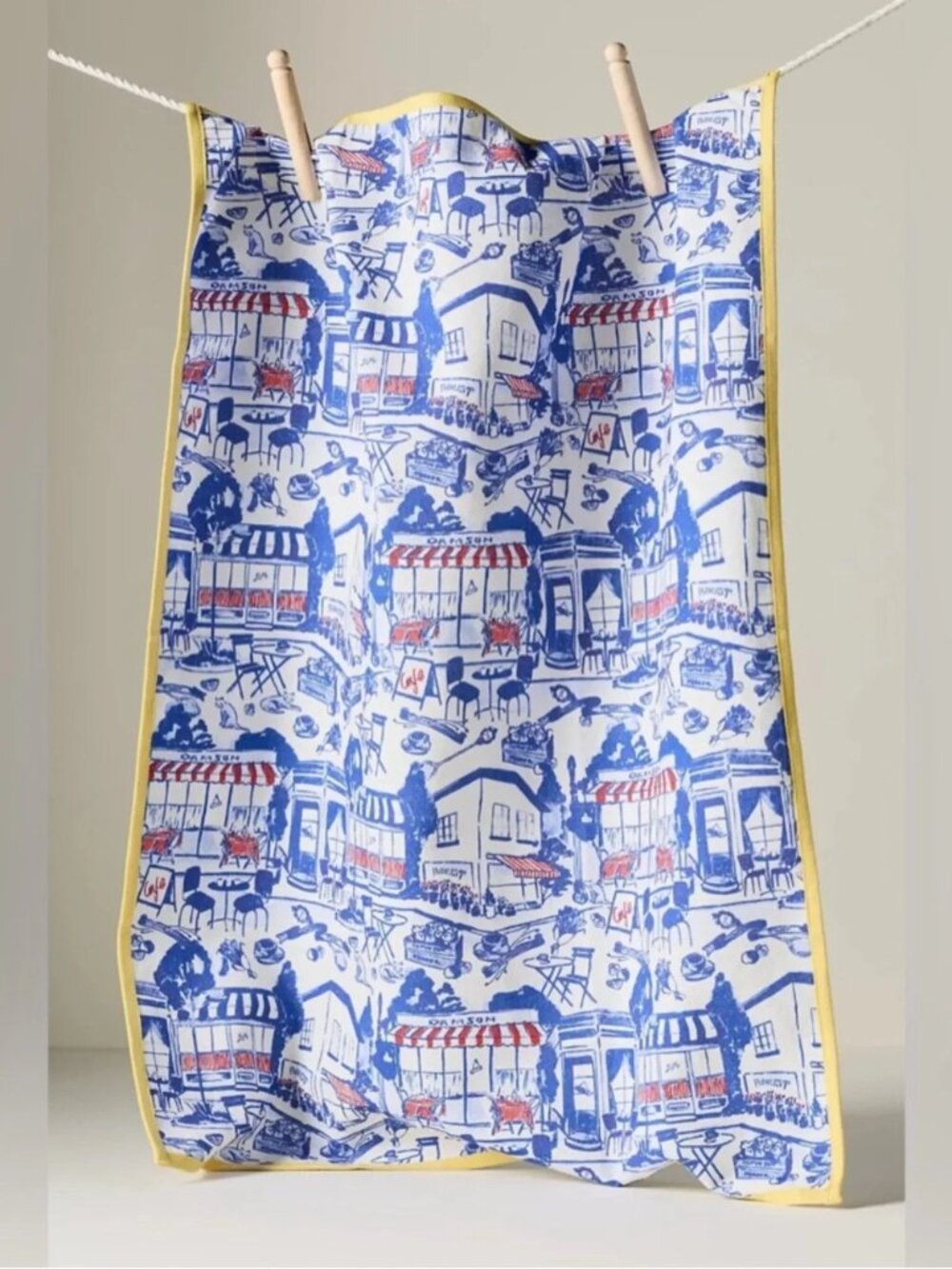 Anthropologie Damson Madder Dish Towel - NIP